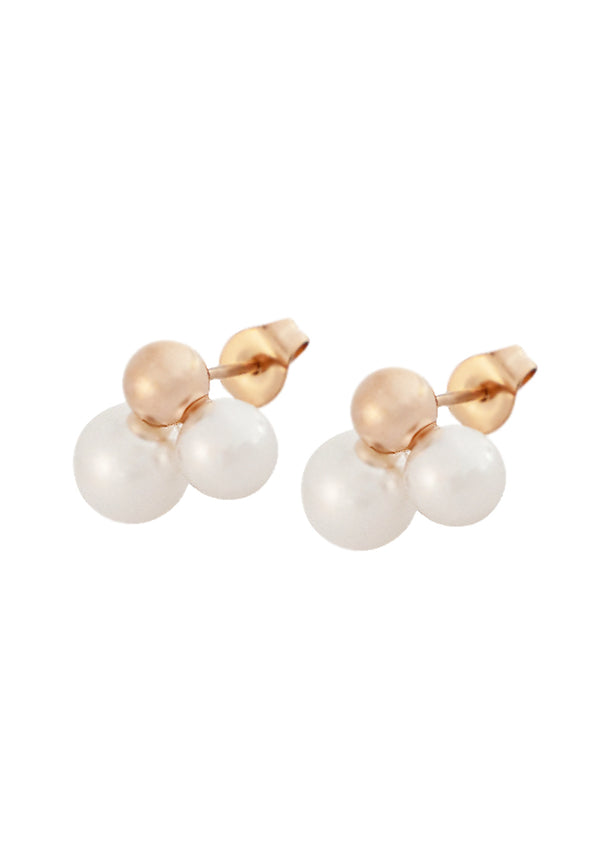 Amity Double Pearl Earrings