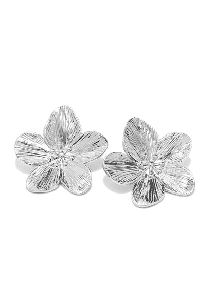 Heather Flower Petal Stud Earrings