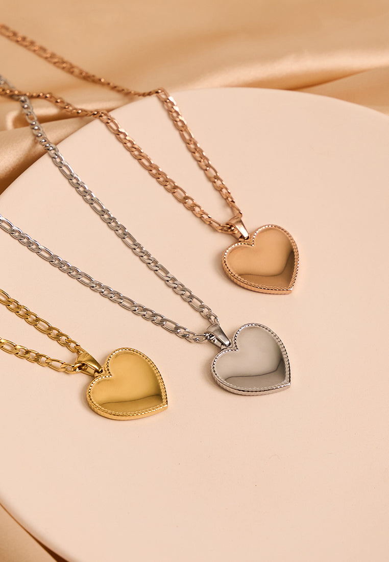 Tilda Heart Pendant Chain Necklace