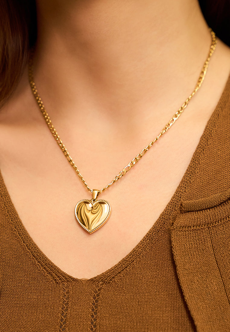 Tilda Heart Pendant Chain Necklace