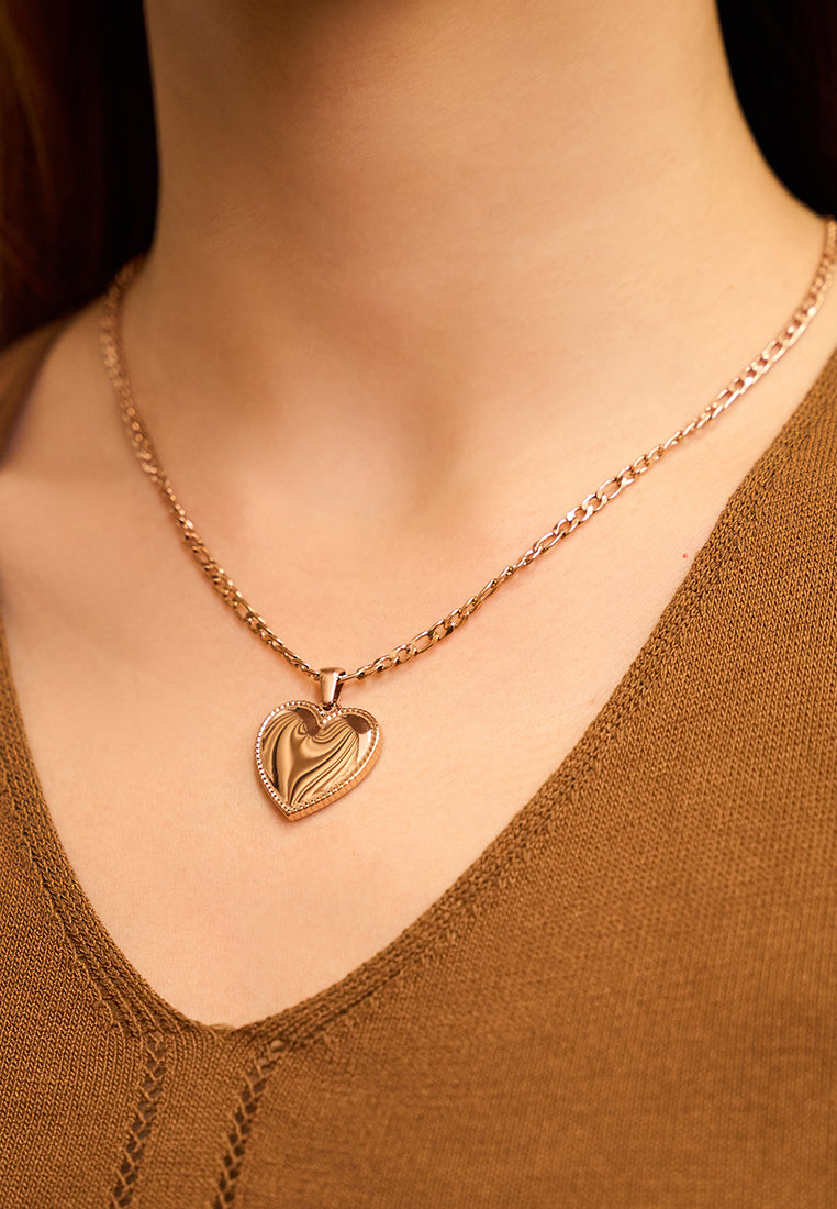 Tilda Heart Pendant Chain Necklace