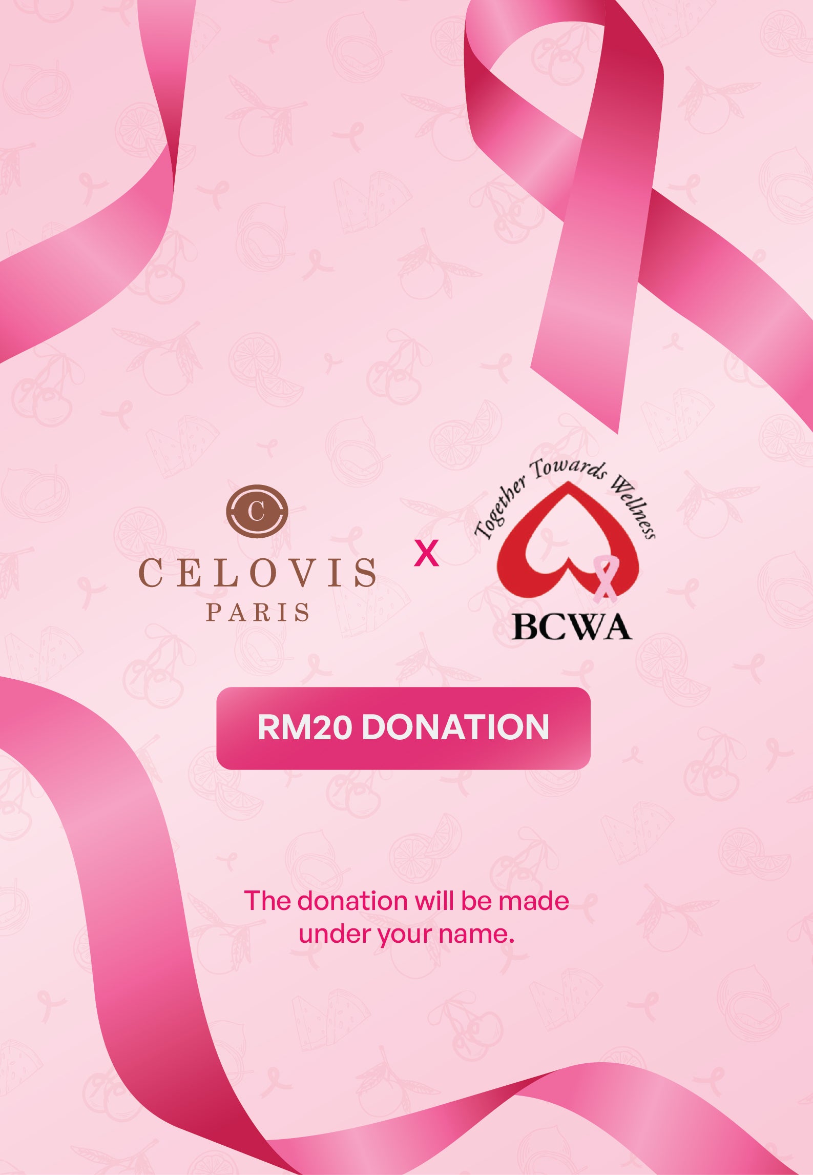 PinkHope Fundraiser ให้กับ BCWA - RM5