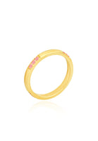 Leona Cubic Zirconia Eternity Band in Gold