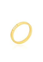 Leona Cubic Zirconia Eternity Band in Gold