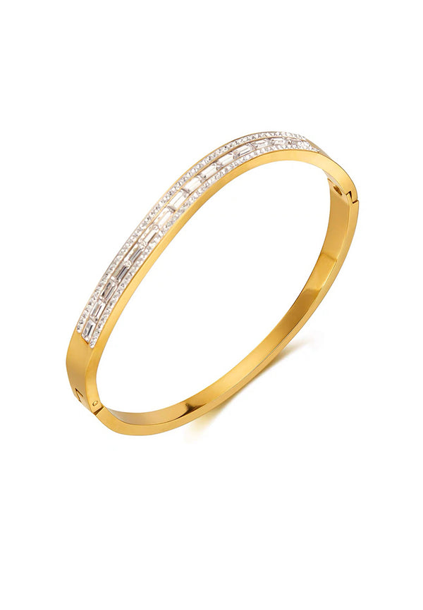 Elara Zirconia Pave Bangle