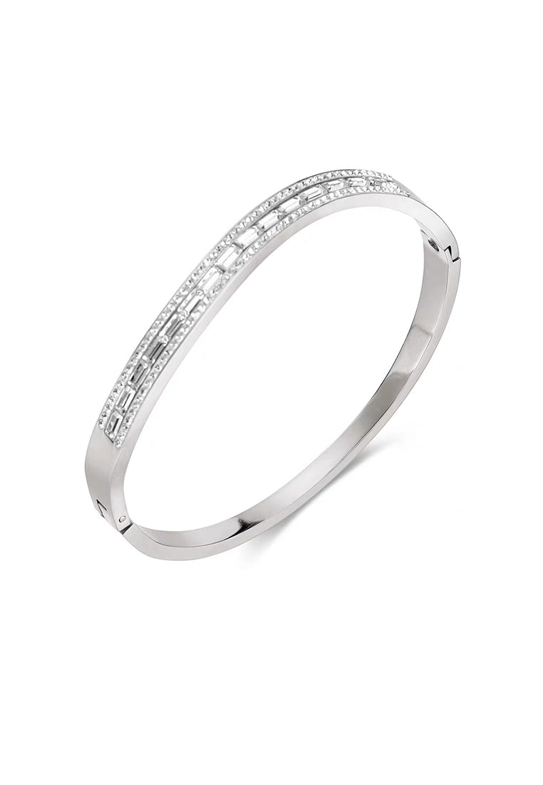 Elara Zirconia Pave Bangle