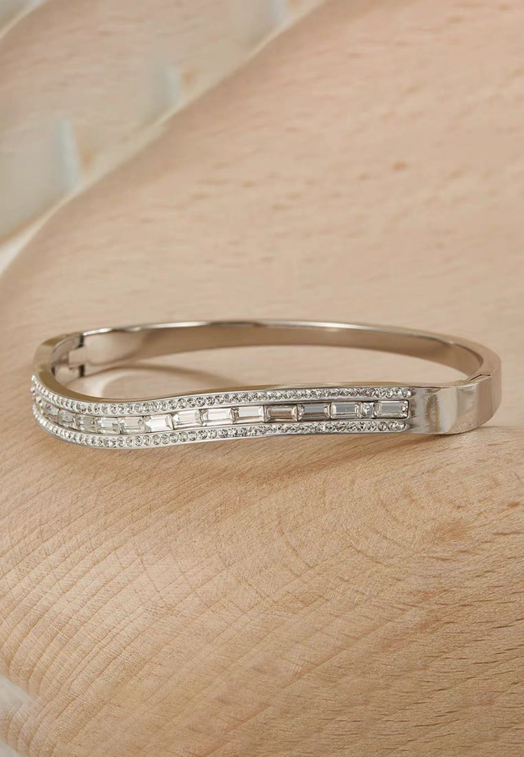 Elara Zirconia Pave Bangle