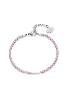 Maison Sparkling Pink Cubic Zirconia Tennis Bracelet (Limited Edition)