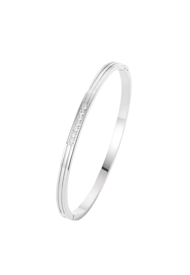 Seliana Cubic Zirconia Closed Bangle