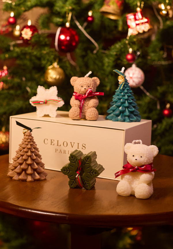 [Selectable Design) Celovis Christmas Scented Candles