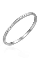 Zarra with Cubic Zirconia Engravable Bangle