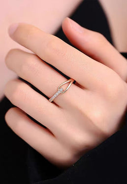 Faia's Promise Ring with Cubic Zirconia