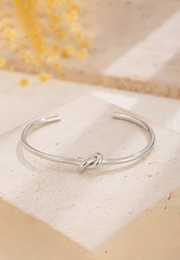 Hope Entwined Knot Bangle