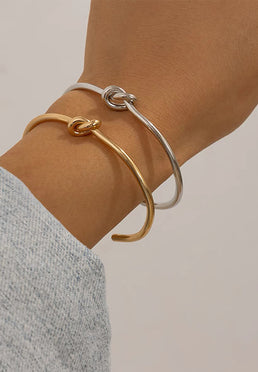 Hope Entwined Knot Bangle