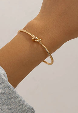 Hope Entwined Knot Bangle