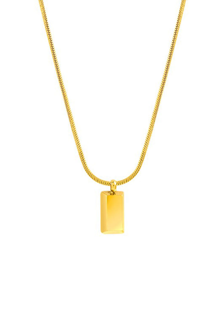 Serendipity Bar Pendant with Engravable Necklace