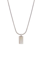 Serendipity Bar Pendant with Engravable Necklace