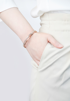 Lucius with Hollow Roman Numeral Bangle