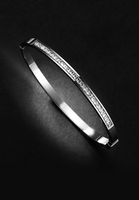 Arya Single Row Zirconia Bangle